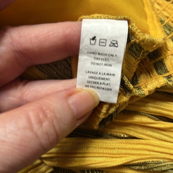 Ramy Brook Surplice Wrap Sleeveless Top Yellow - Picture 6 of 7